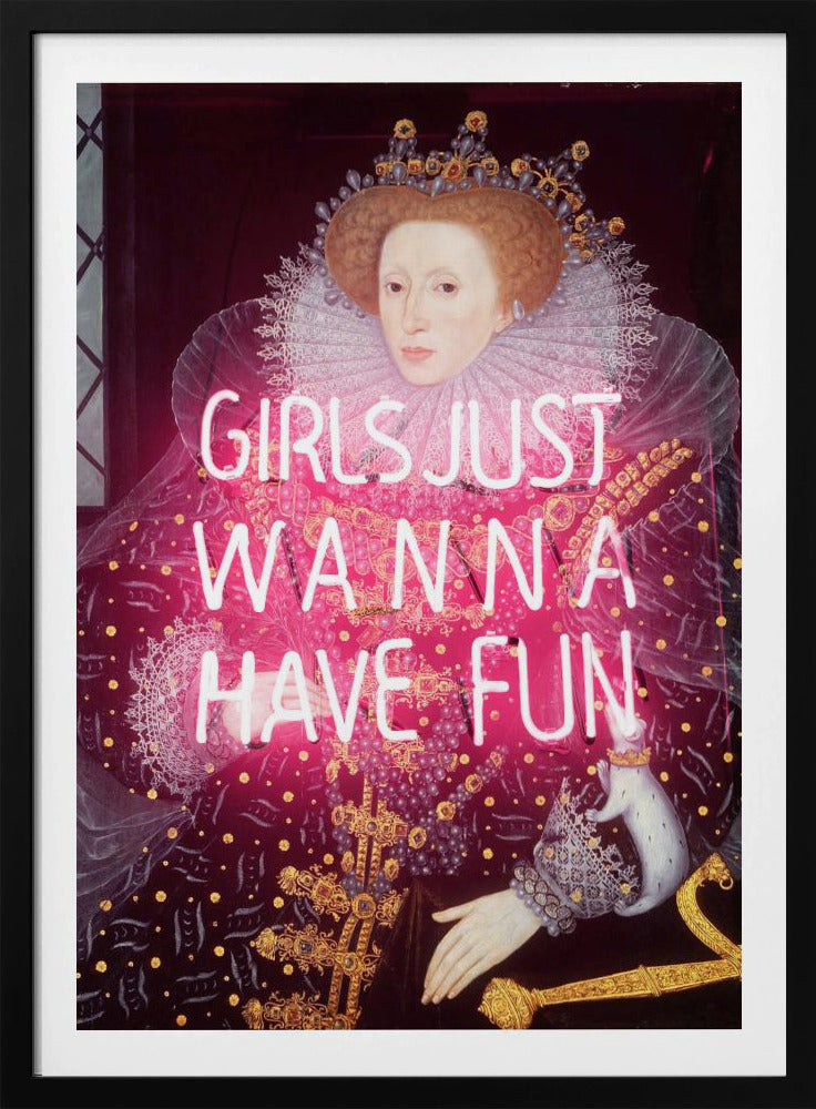 Queenelizabethneon Ratioiso | Affisch