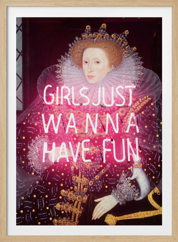 Queenelizabethneon Ratioiso | Affisch