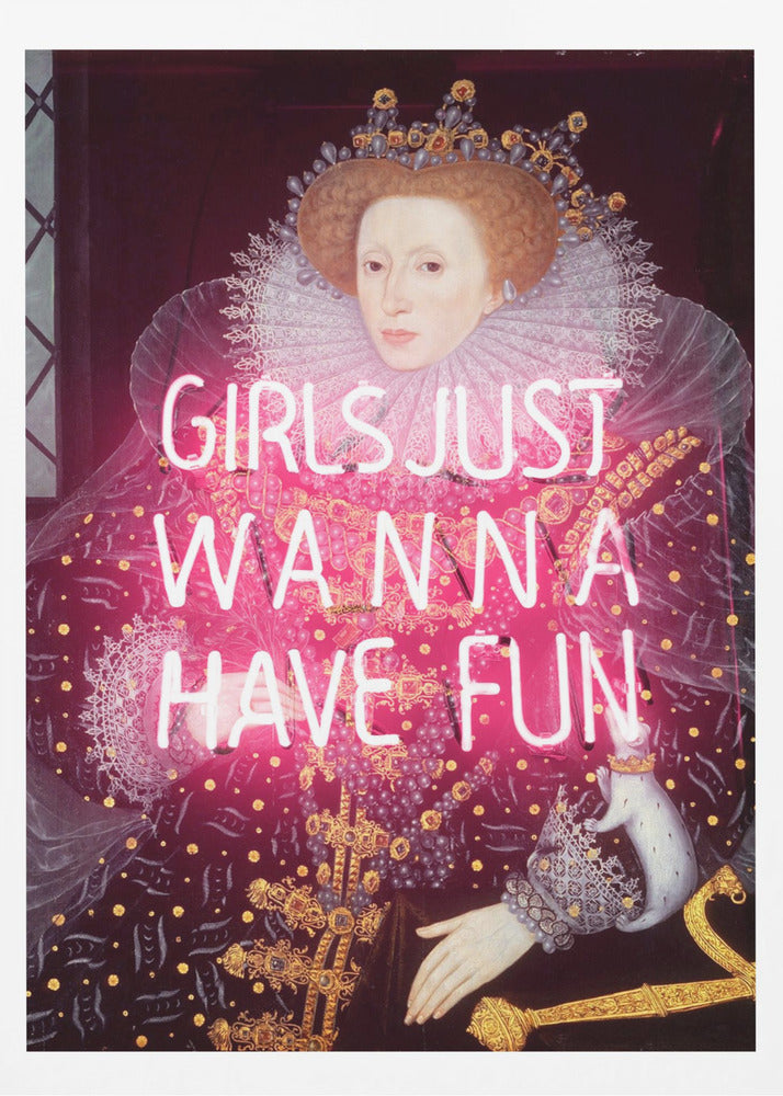 Queenelizabethneon Ratioiso | Affisch