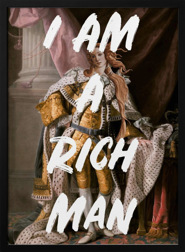 Richmanwhitetext Ratioiso | Affisch