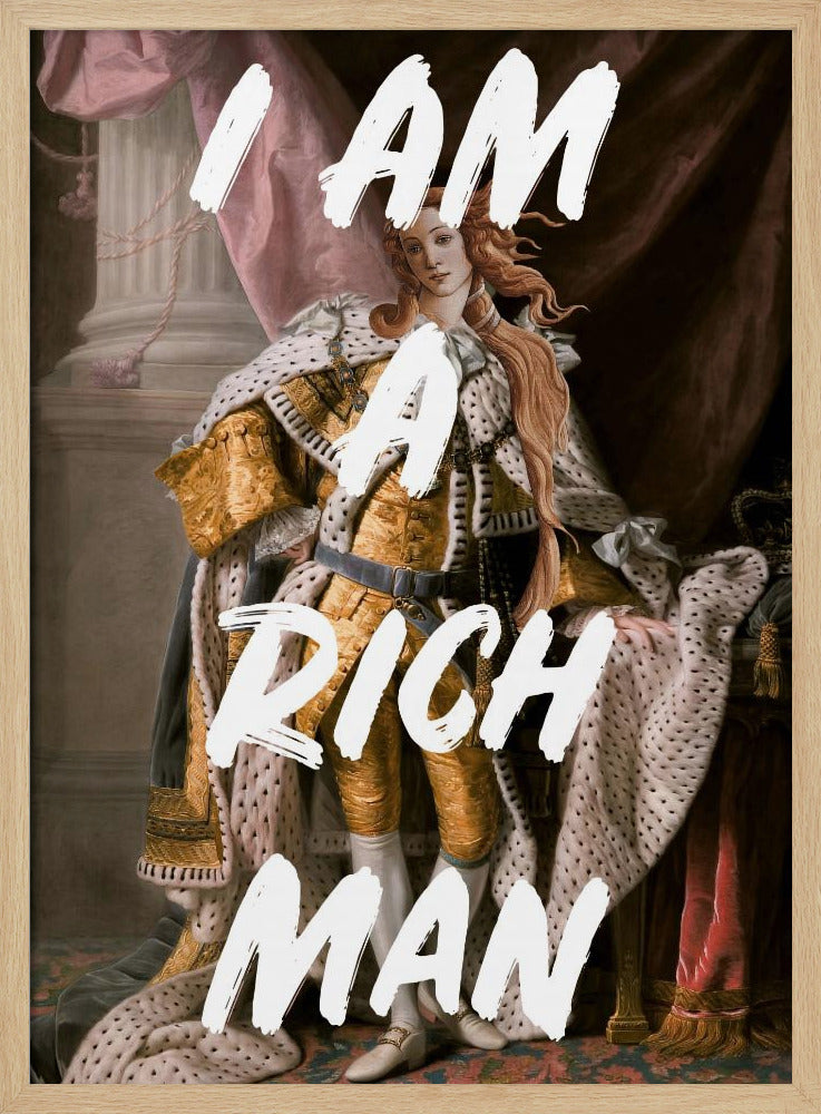 Richmanwhitetext Ratioiso | Affisch