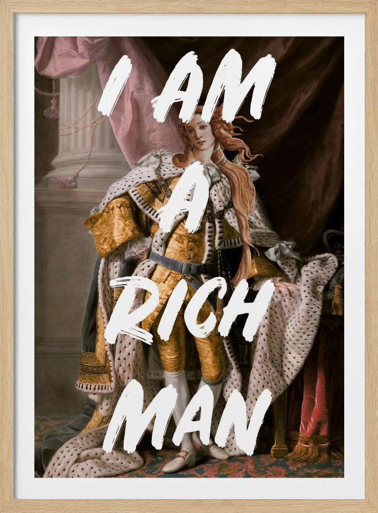 Richmanwhitetext Ratioiso | Affisch