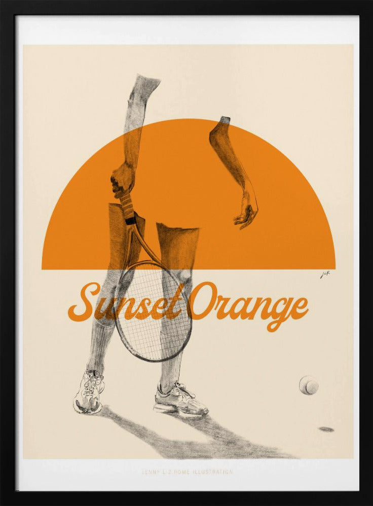 Solnedgång Orange | Poster