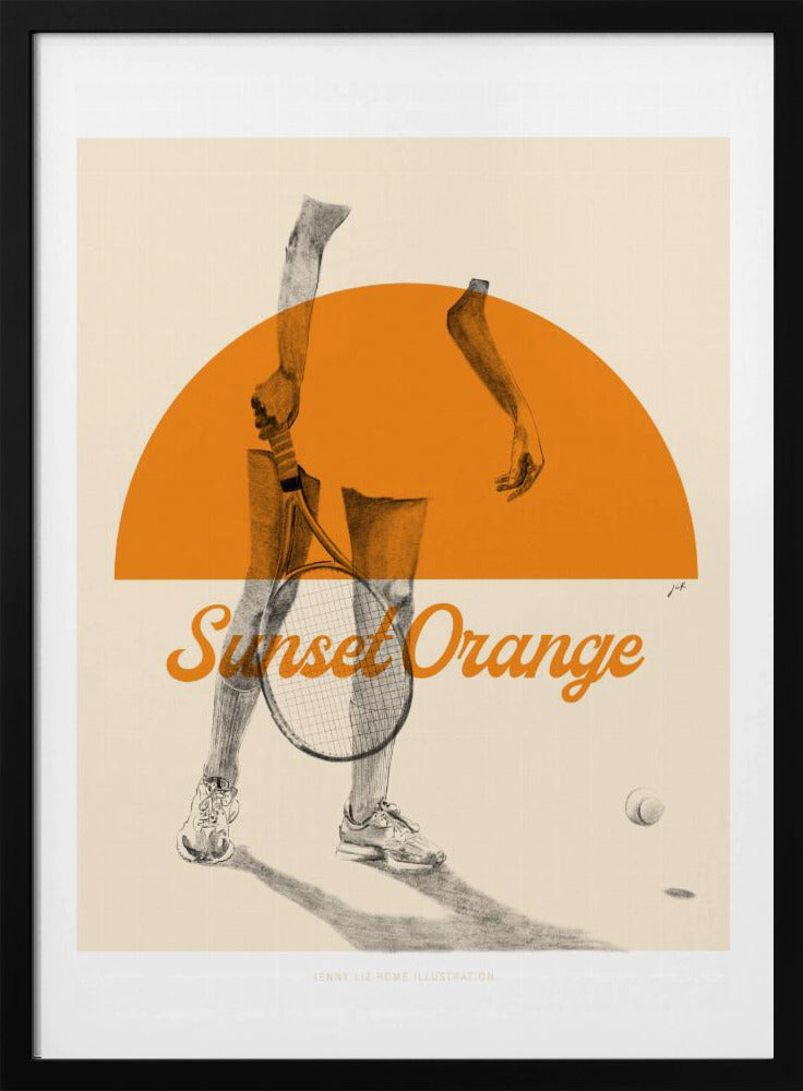 Solnedgång Orange | Poster