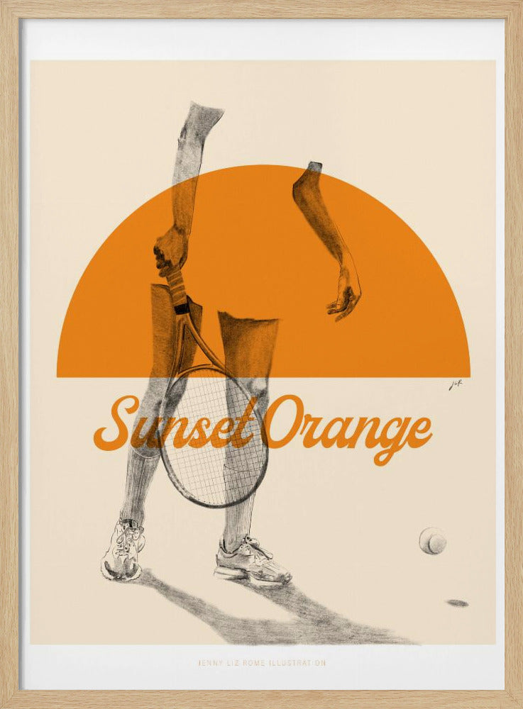 Solnedgång Orange | Poster
