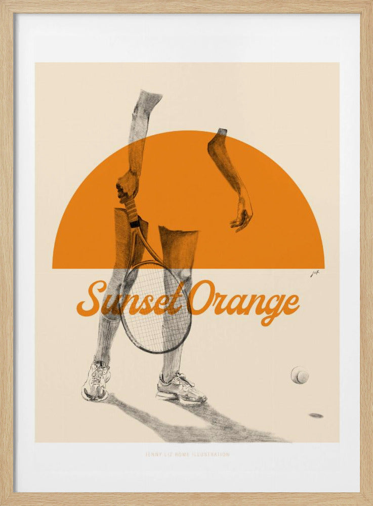 Solnedgång Orange | Poster