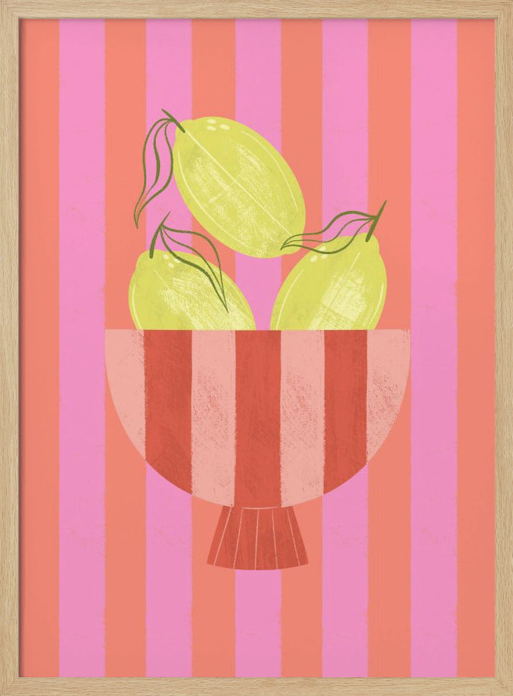 Skål med citroner | Poster