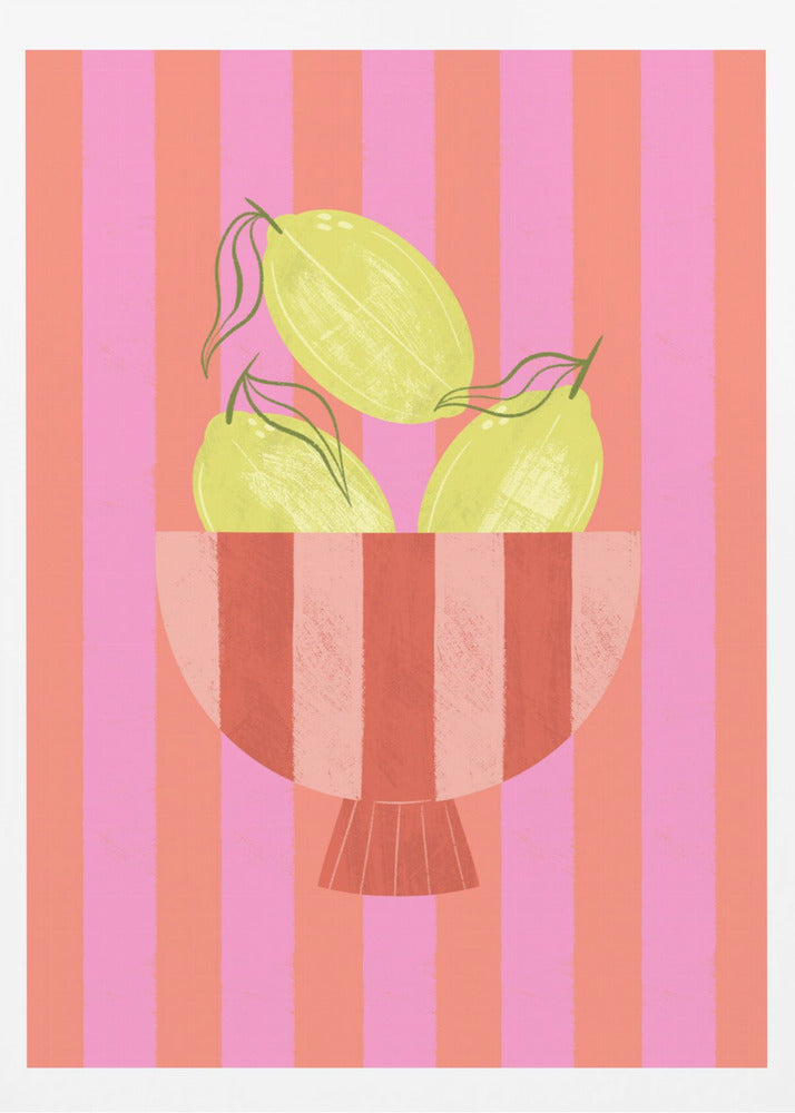 Skål med citroner | Poster