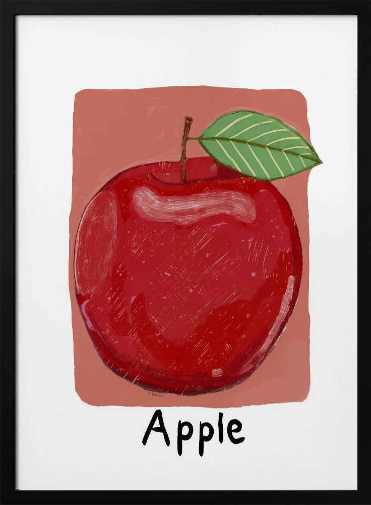 Rött äpple | Poster