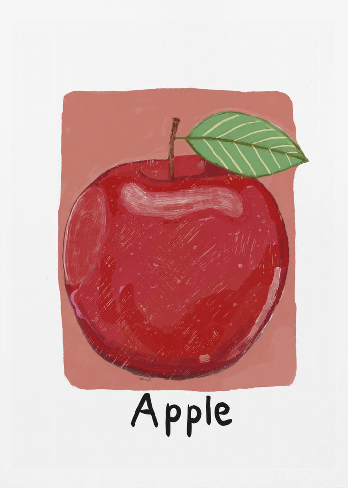 Rött äpple | Poster