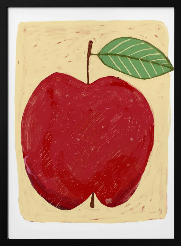 Stort rött äpple | Poster