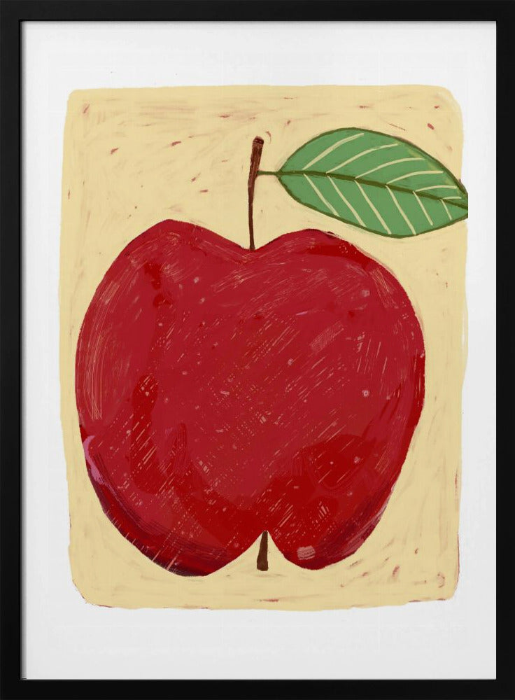 Stort rött äpple | Poster