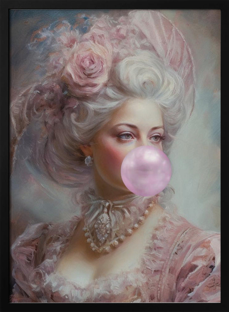 Pastellfärgad Marie Antoinette Bubble-Tuggummi | Poster
