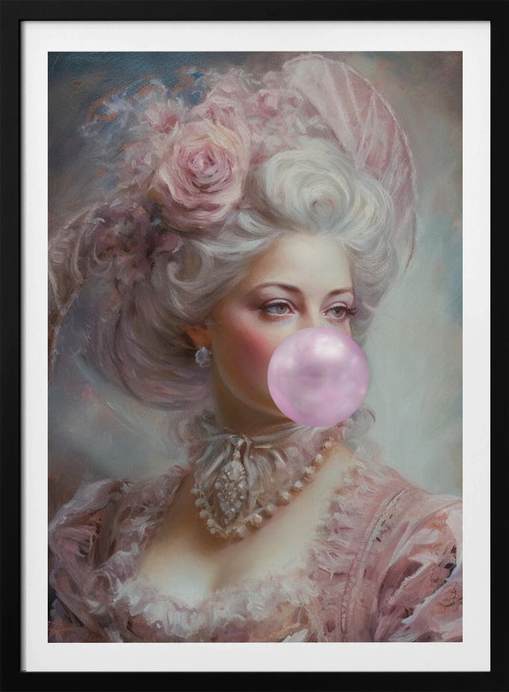 Pastellfärgad Marie Antoinette Bubble-Tuggummi | Poster