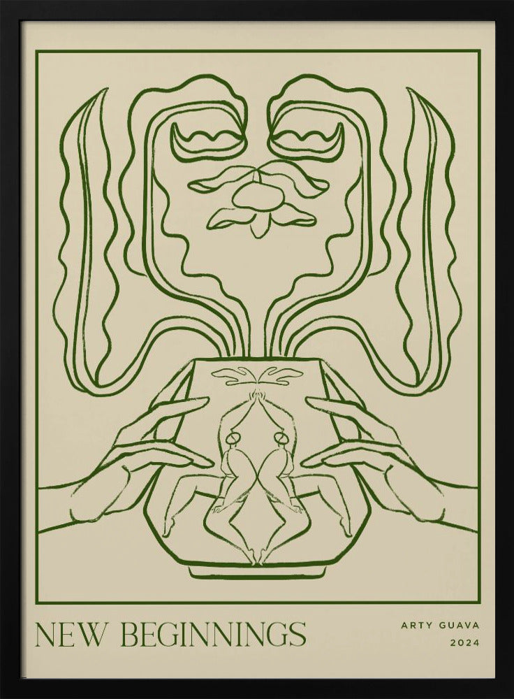 Vessel Collection : New Beginnings (LineArt) | Poster