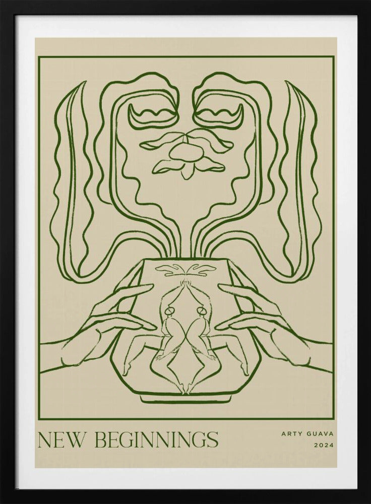 Vessel Collection : New Beginnings (LineArt) | Poster