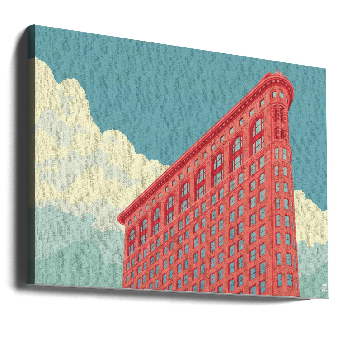 New York Flatiron-byggnaden | Canvastavla