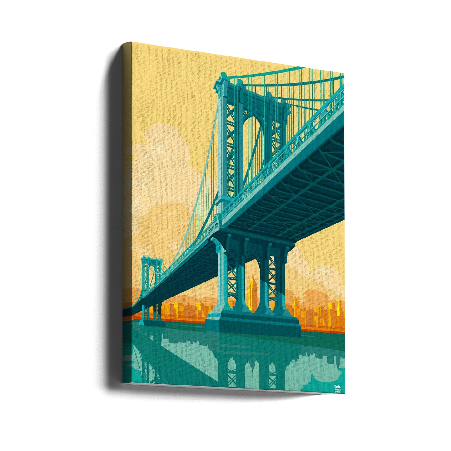 New York Manhattan-bron | Canvastavla