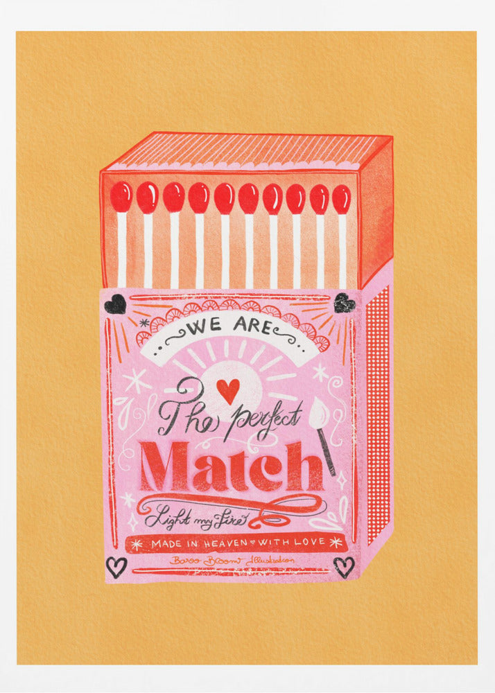 Tändsticksask - Den perfekta matchningen | Poster