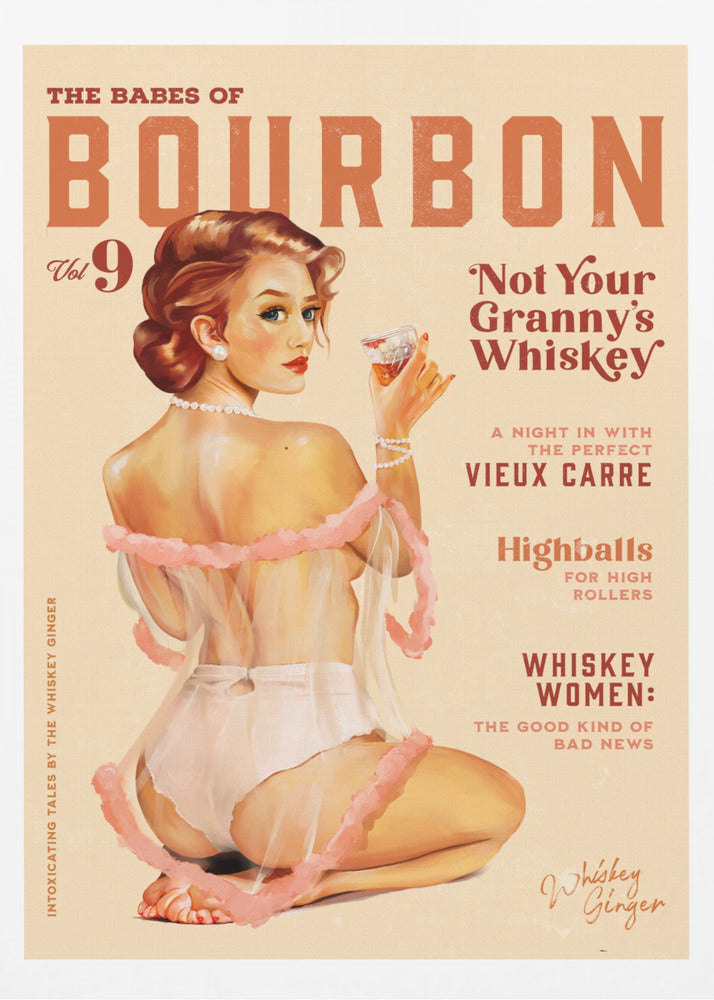 Babes of Bourbon Vol 9 Vintage Whiskey Pinup | Poster