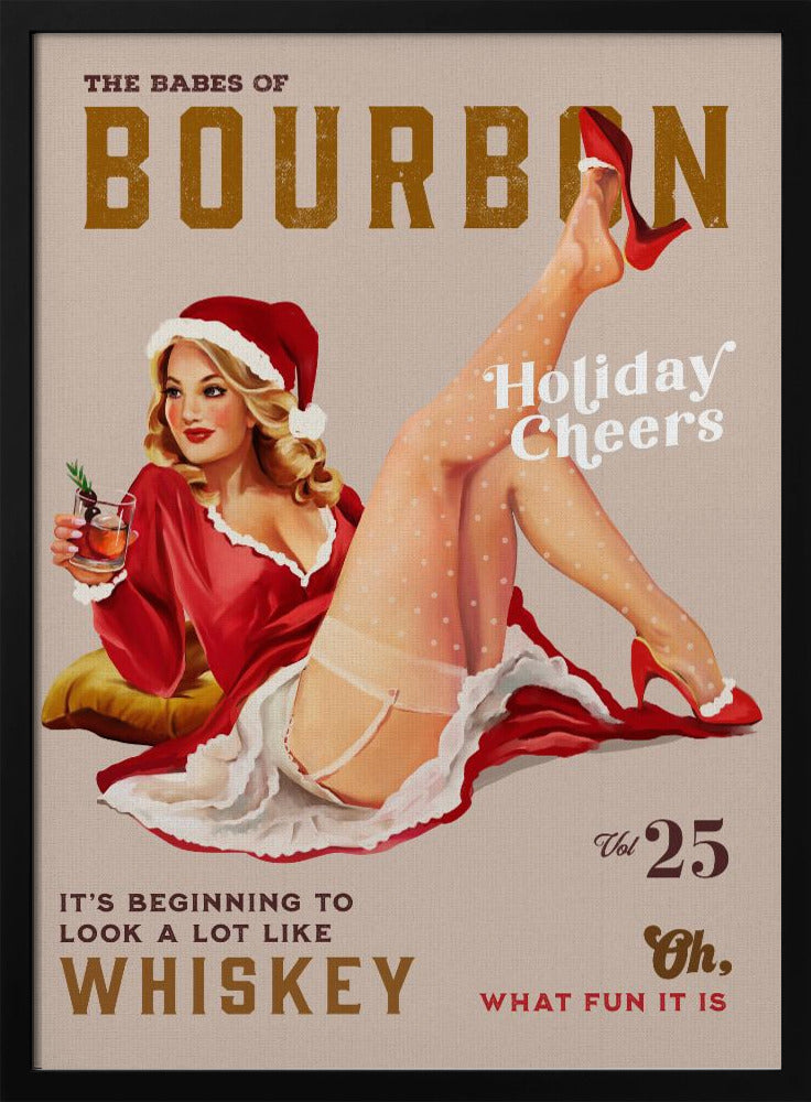 Babes of Bourbon Vol 25 Julstämning Pinup | Poster