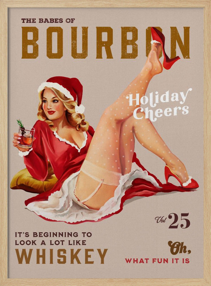 Babes of Bourbon Vol 25 Julstämning Pinup | Poster
