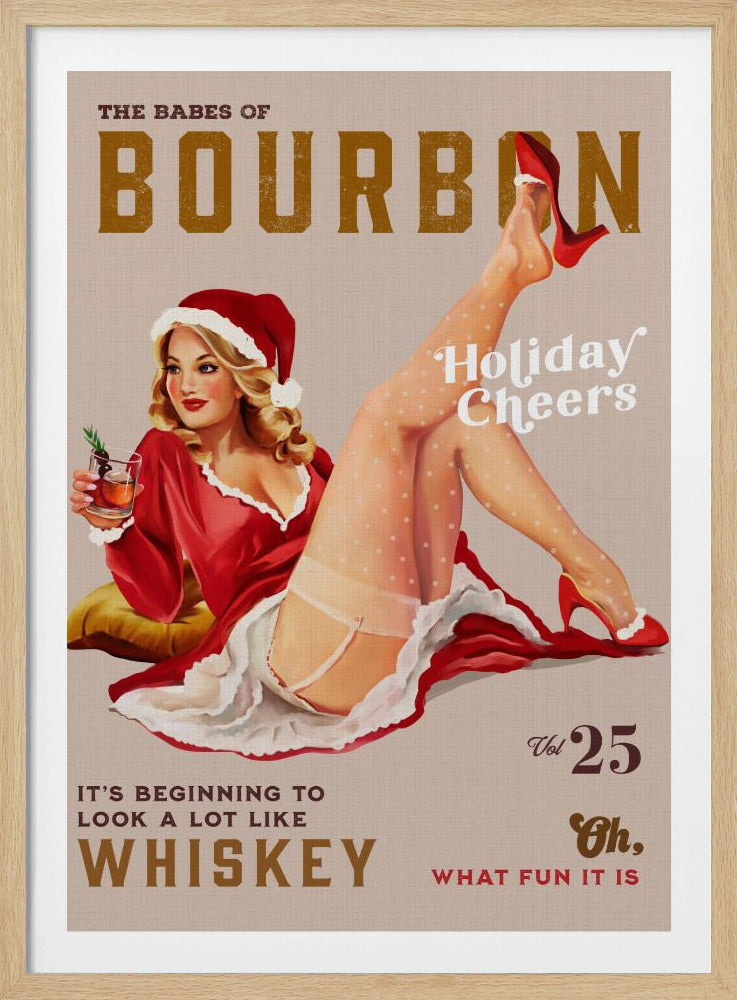 Babes of Bourbon Vol 25 Julstämning Pinup | Poster