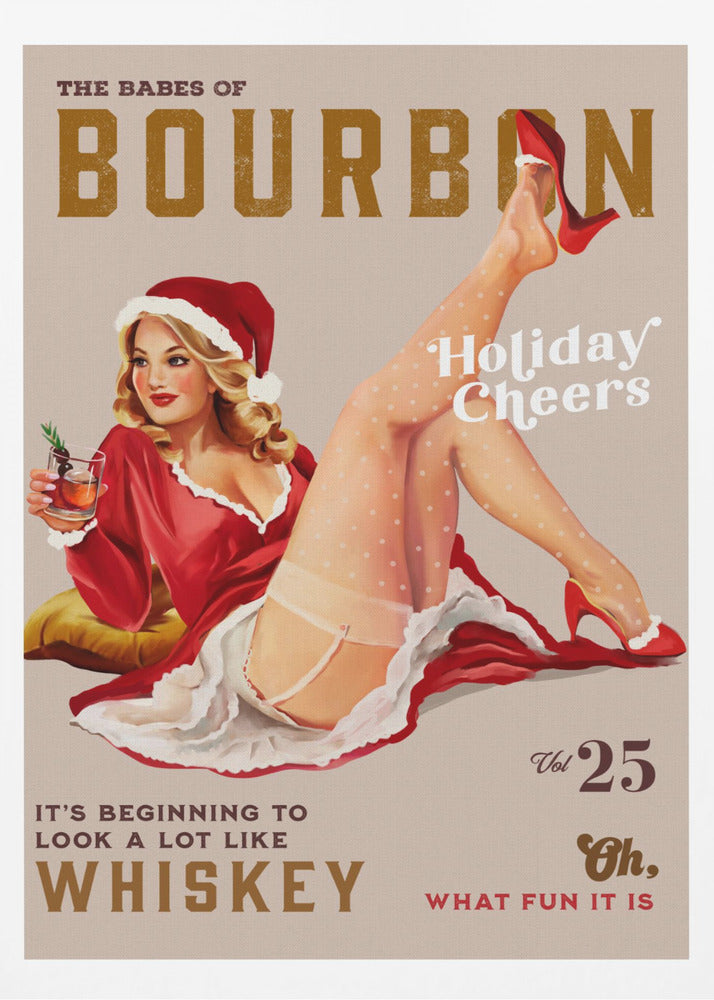 Babes of Bourbon Vol 25 Julstämning Pinup | Poster