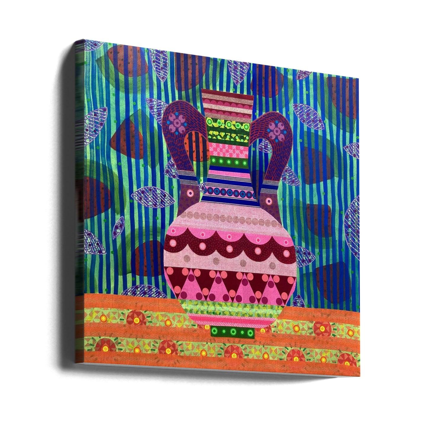 Vattenmelon och vas | Canvas