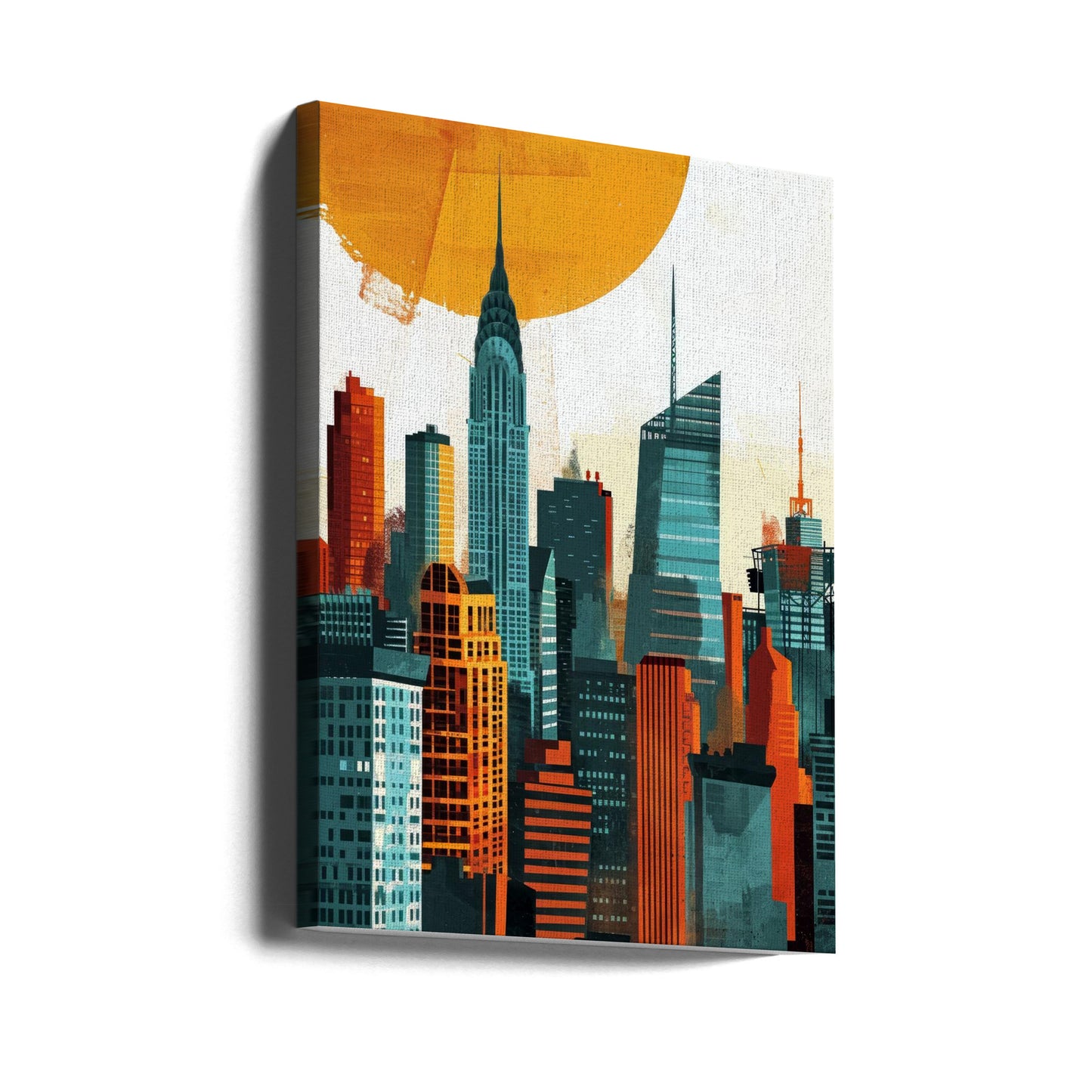 New York City Watercolor Digital Painting (3) | Canvas