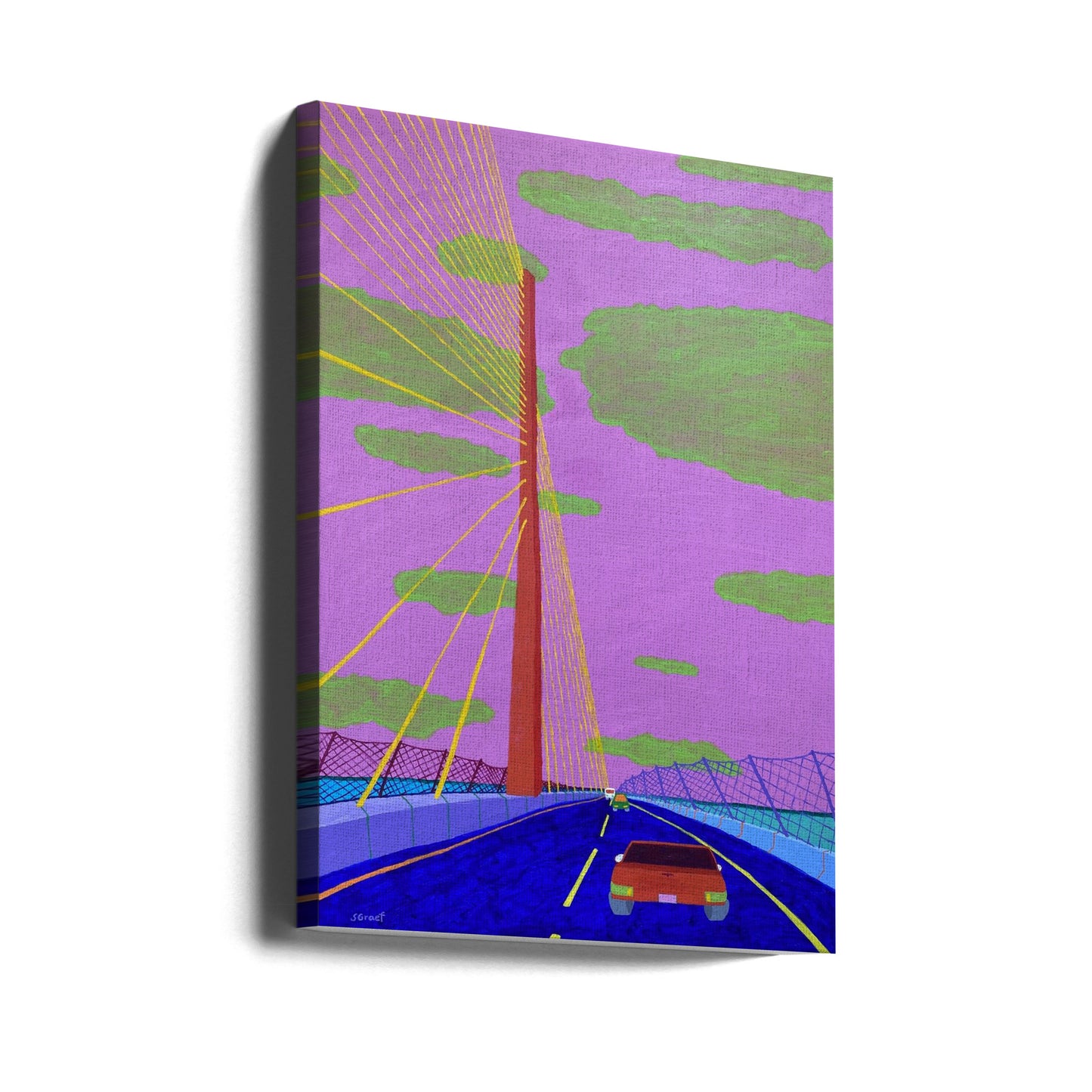Sunshine Syway-bron #2 | Canvastavla