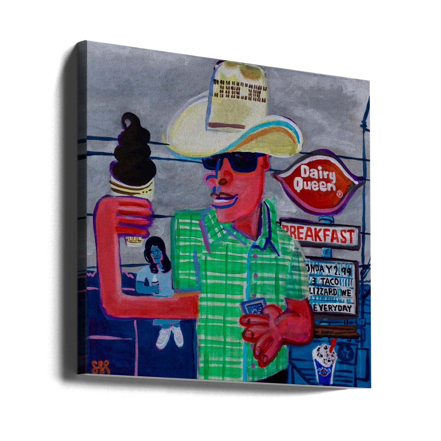 Stor doppkon | Canvas