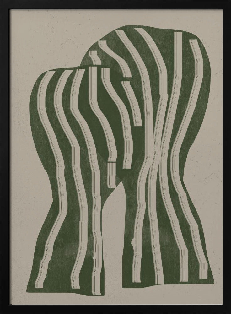 Böjda ränder | Poster