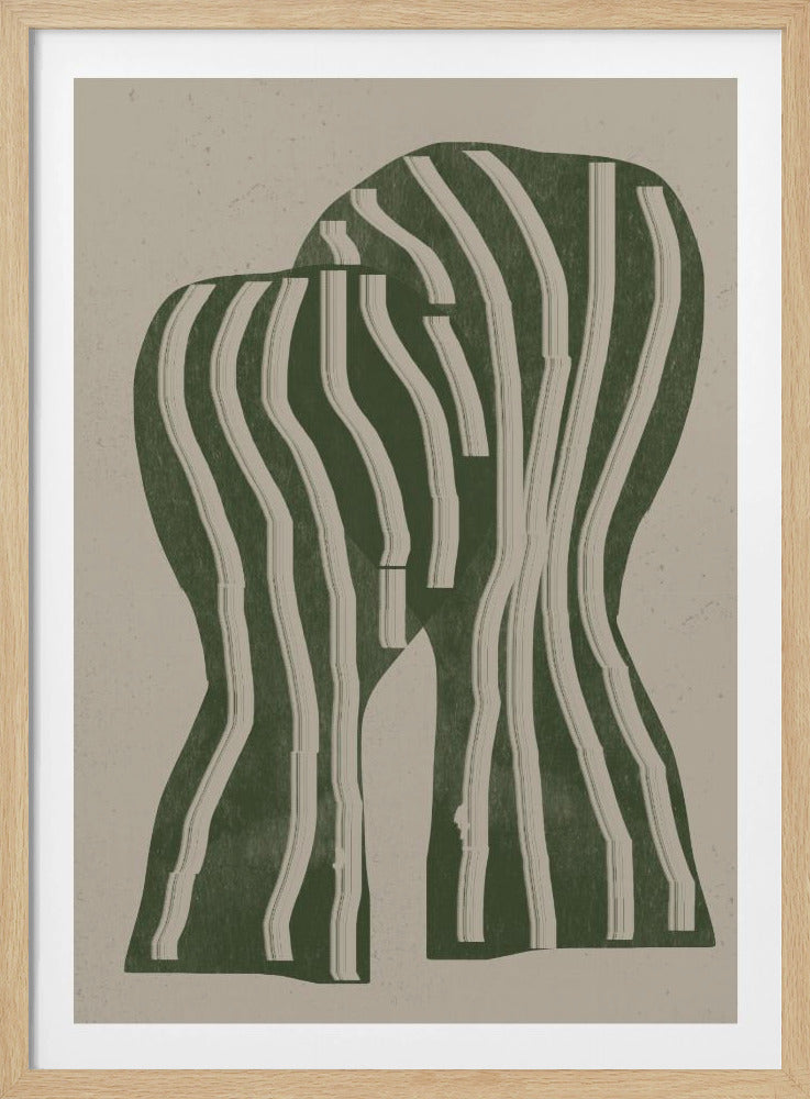 Böjda ränder | Poster