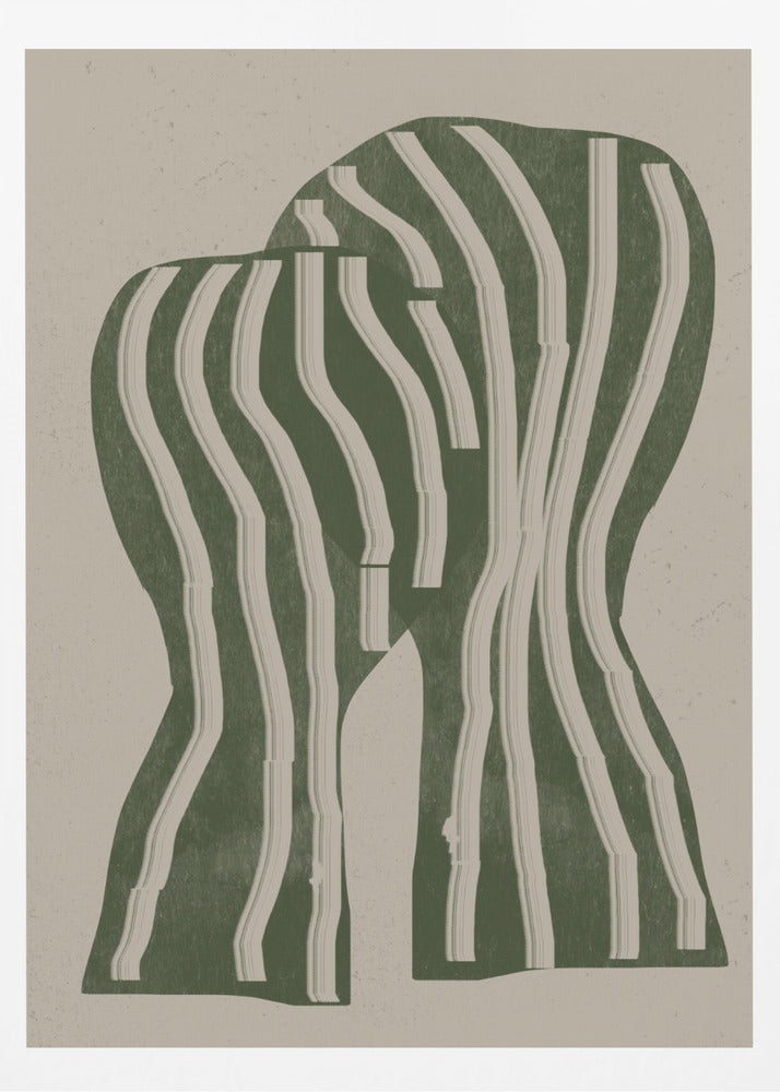 Böjda ränder | Poster
