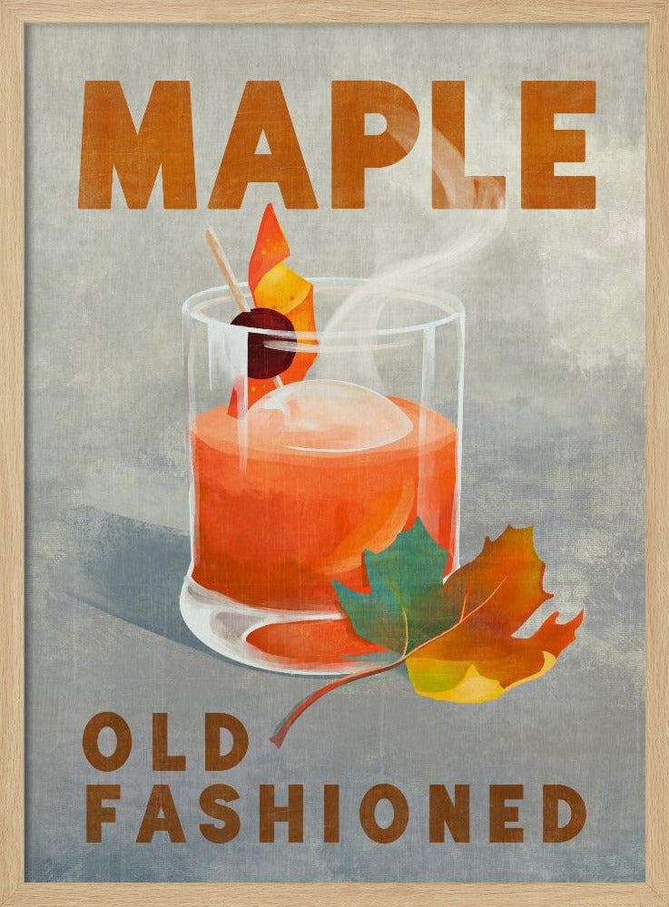 Lönn gammaldags cocktail | Poster