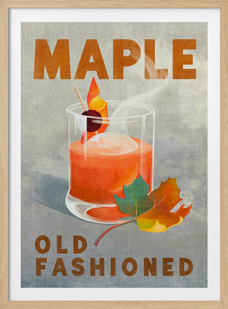 Lönn gammaldags cocktail | Poster