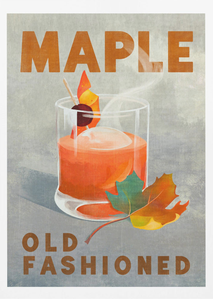 Lönn gammaldags cocktail | Poster