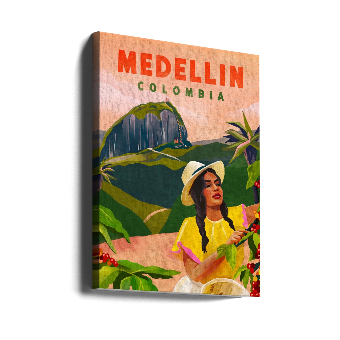 Reseposter för Medellin, Colombia | Canvas