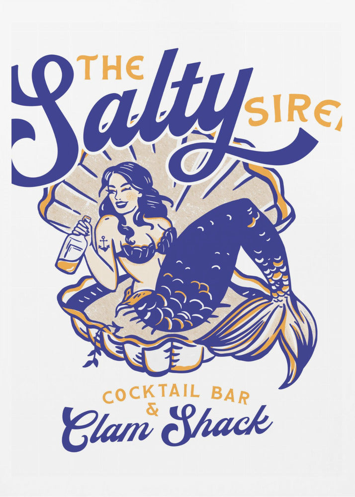 Salty Siren Cocktail Bar & Clam Shack Sjöjungfru | Poster