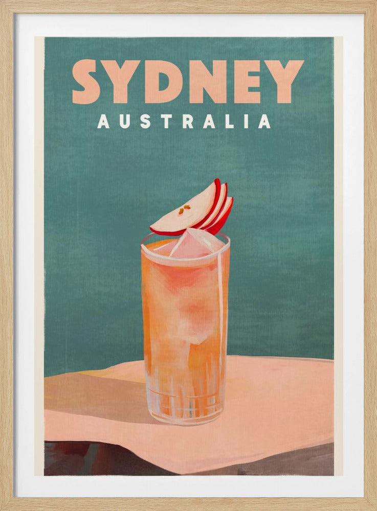 Sydney Australien Cocktailbardekor | Poster