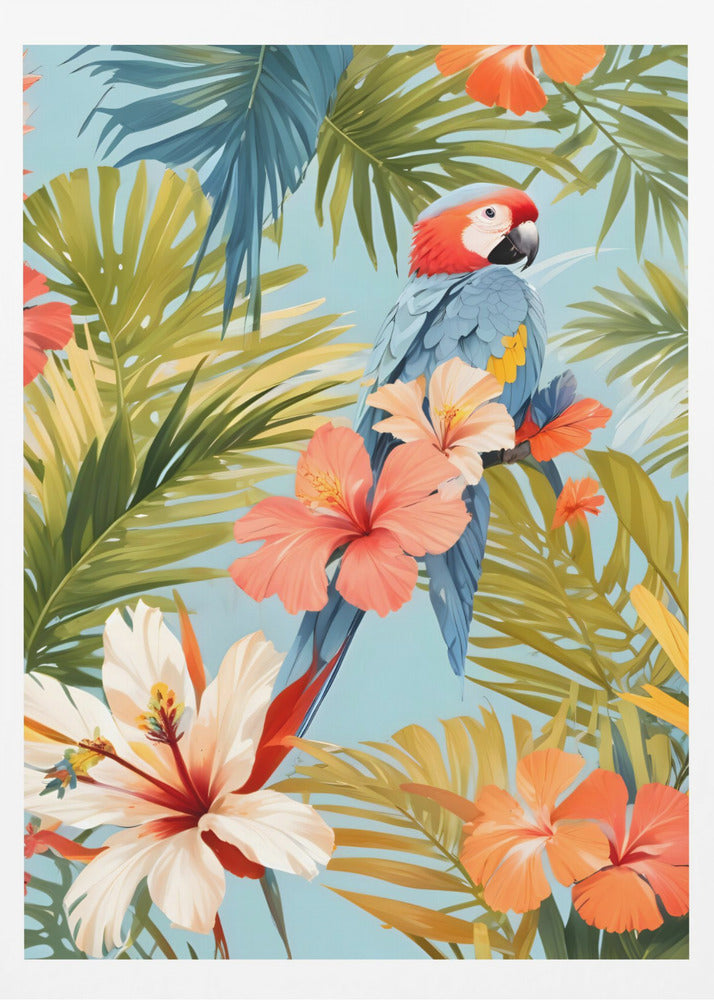 Macaw Tropical Solitude | Poster