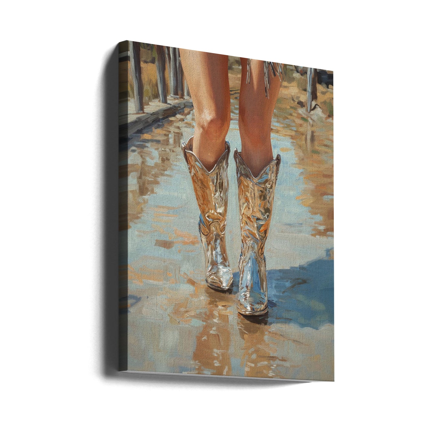 Silver Cowgirl | Canvas