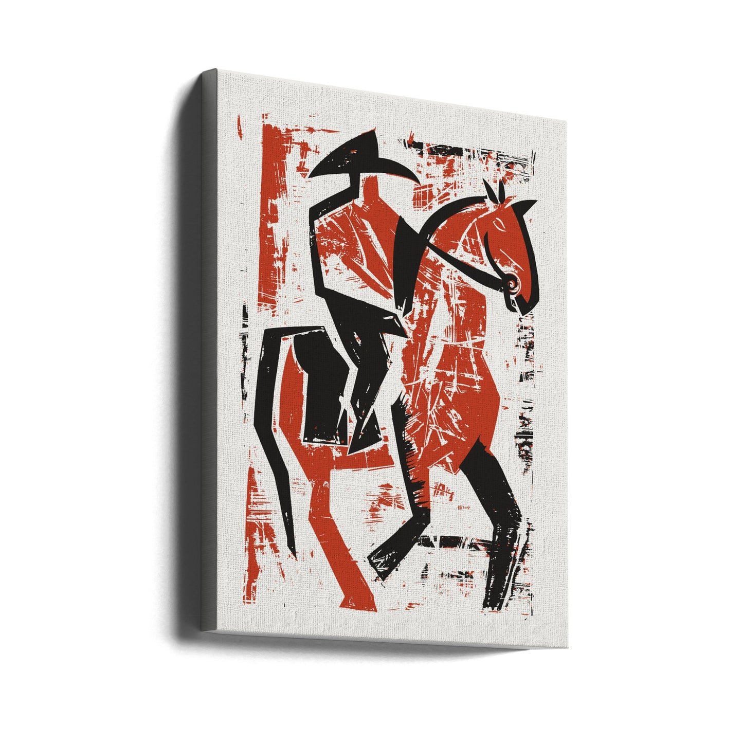 Abstrakt ryttare | Canvas
