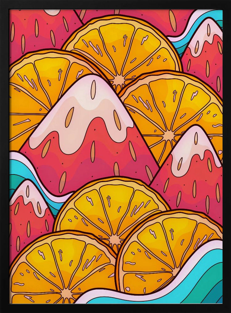 Jordgubbsklippor | Poster