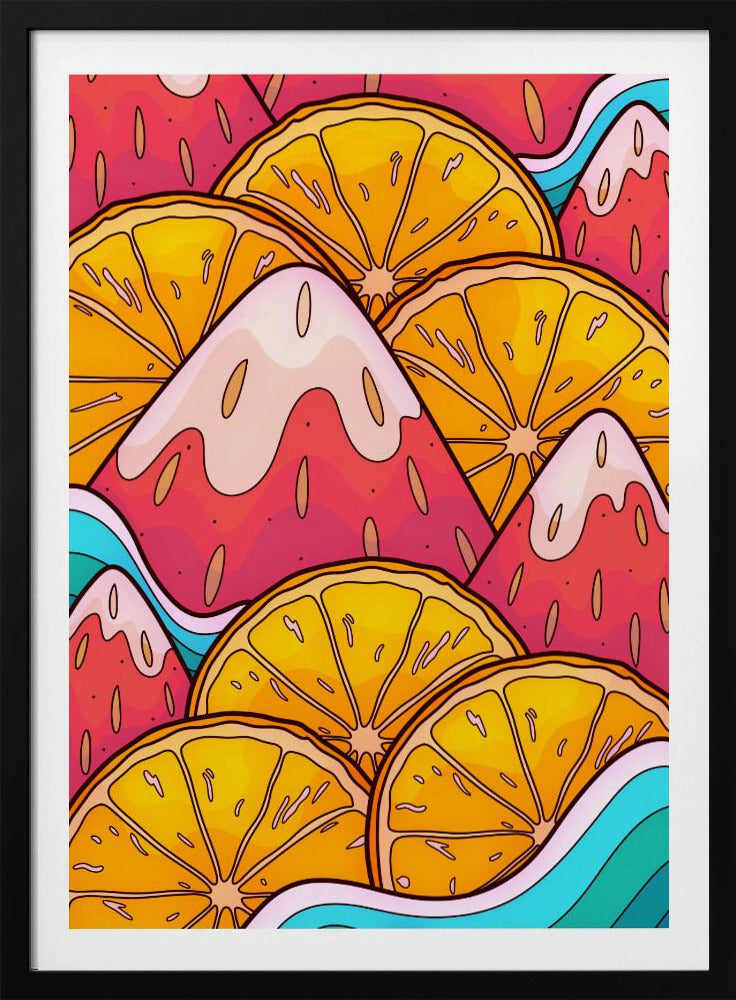 Jordgubbsklippor | Poster