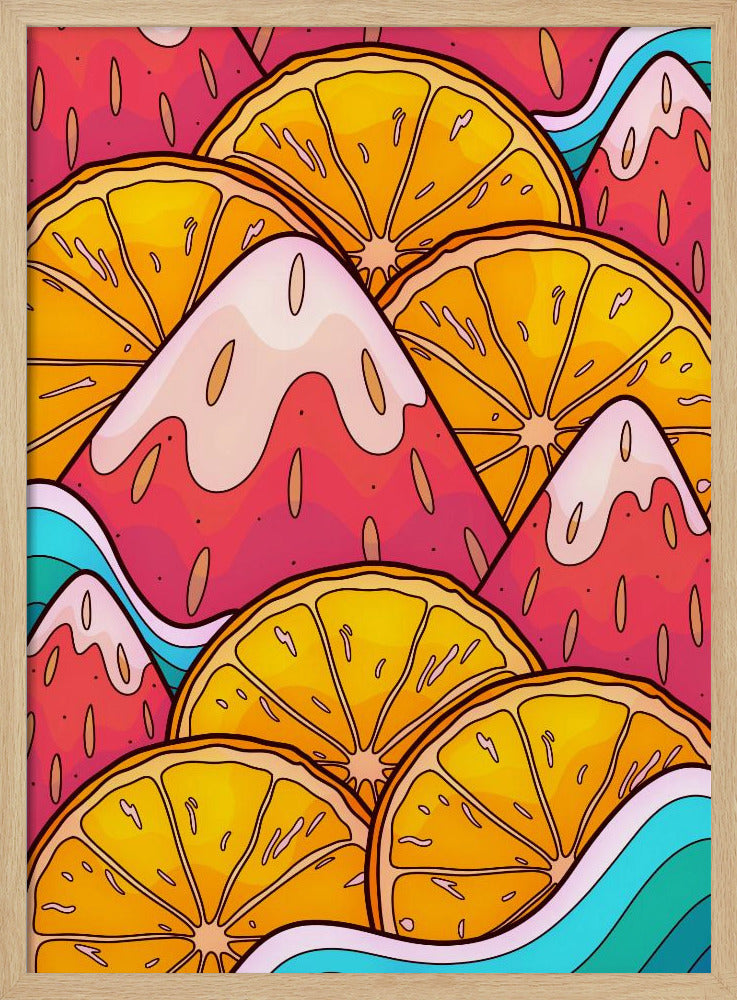 Jordgubbsklippor | Poster