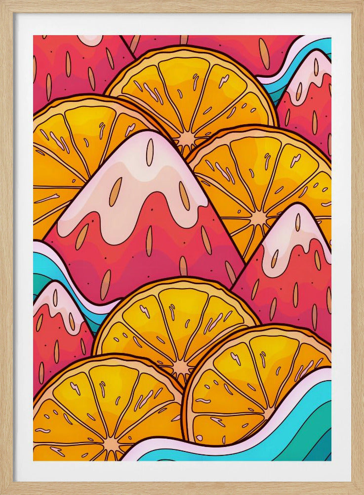 Jordgubbsklippor | Poster