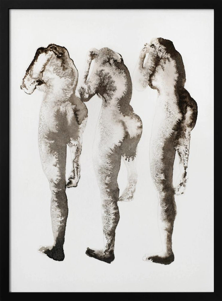 Figurstudie 3x (efter Muybridge) | Poster