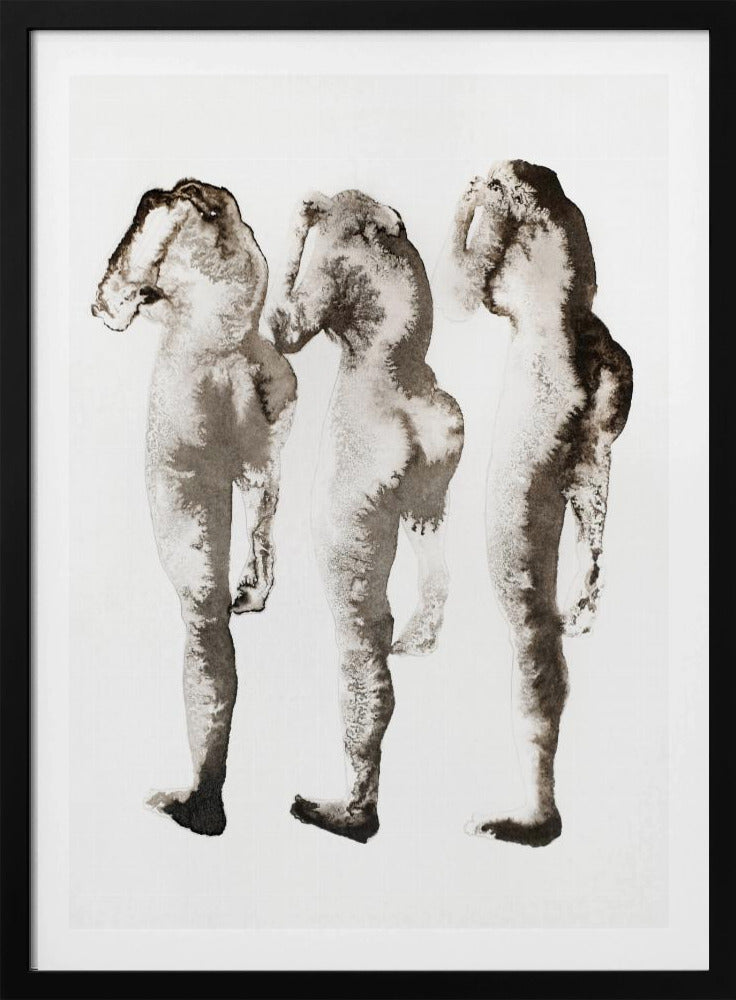 Figurstudie 3x (efter Muybridge) | Poster